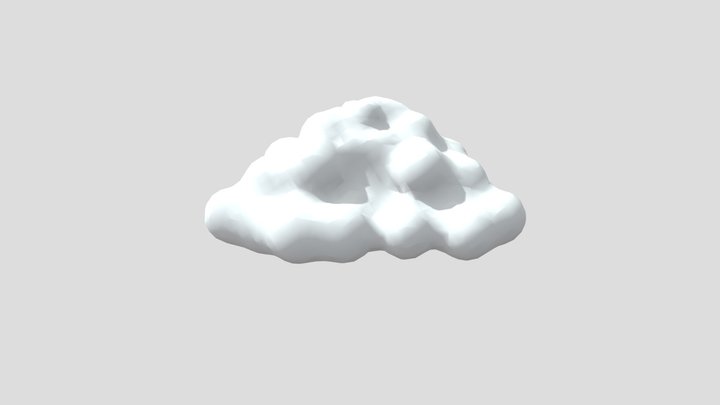 Cloud Low Poly - Large