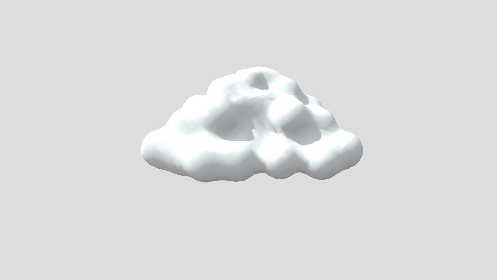 Cloud Low Poly - Large - Download Free 3D model by PolyDavid [19f7ecd ...