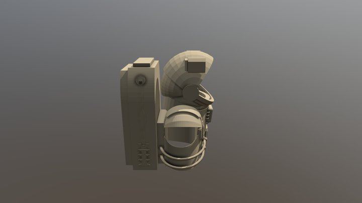 Space Suit Liam Boxwars 3D Model