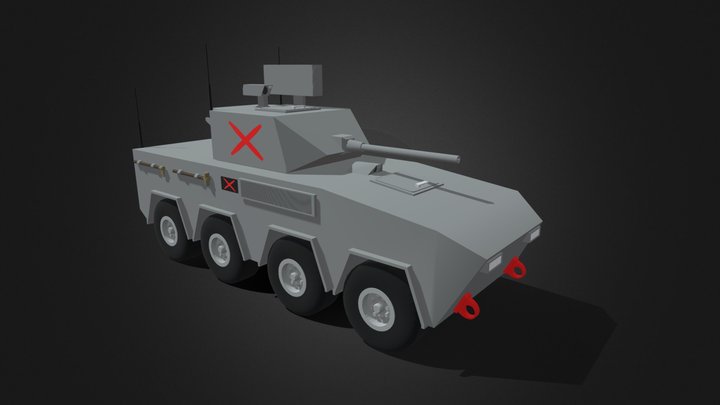 Red X APC 3D Model