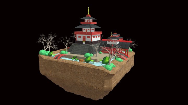 temple1 3D Model