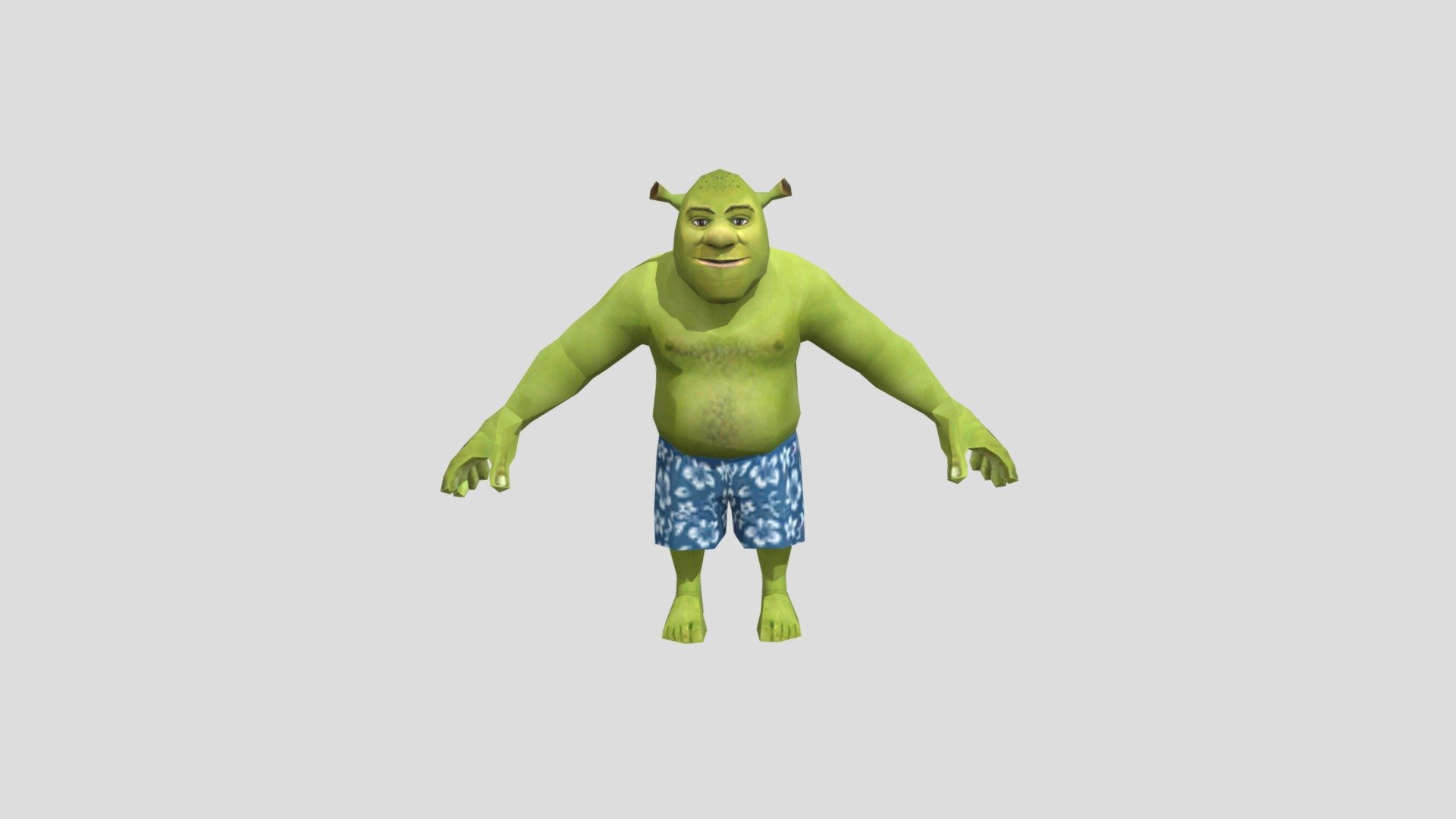 Shrek_Swim_Trunks - Download Free 3D Model By Kyle.river.withem ...