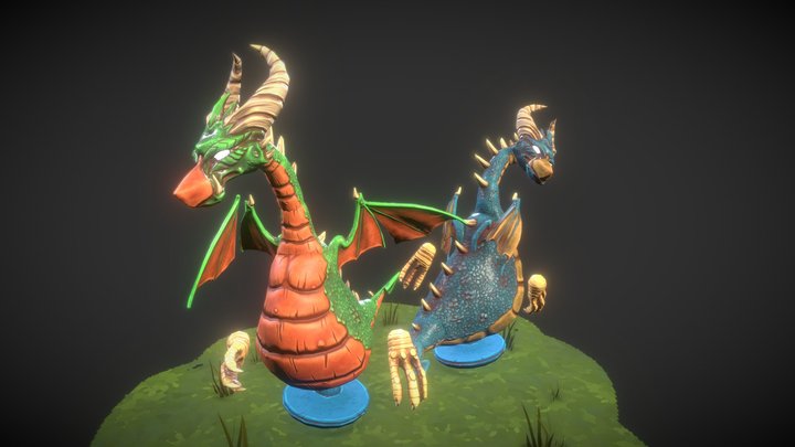 Dragons - Toy Tactics 3D Model