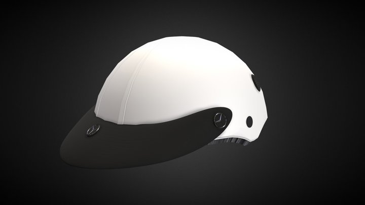 Mercedes helmet 3D Model
