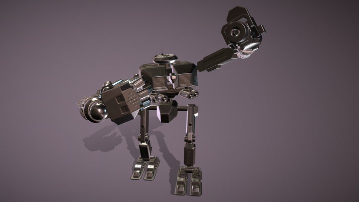 Mechanical DAE Robot - Eloy De Cort 3D Model