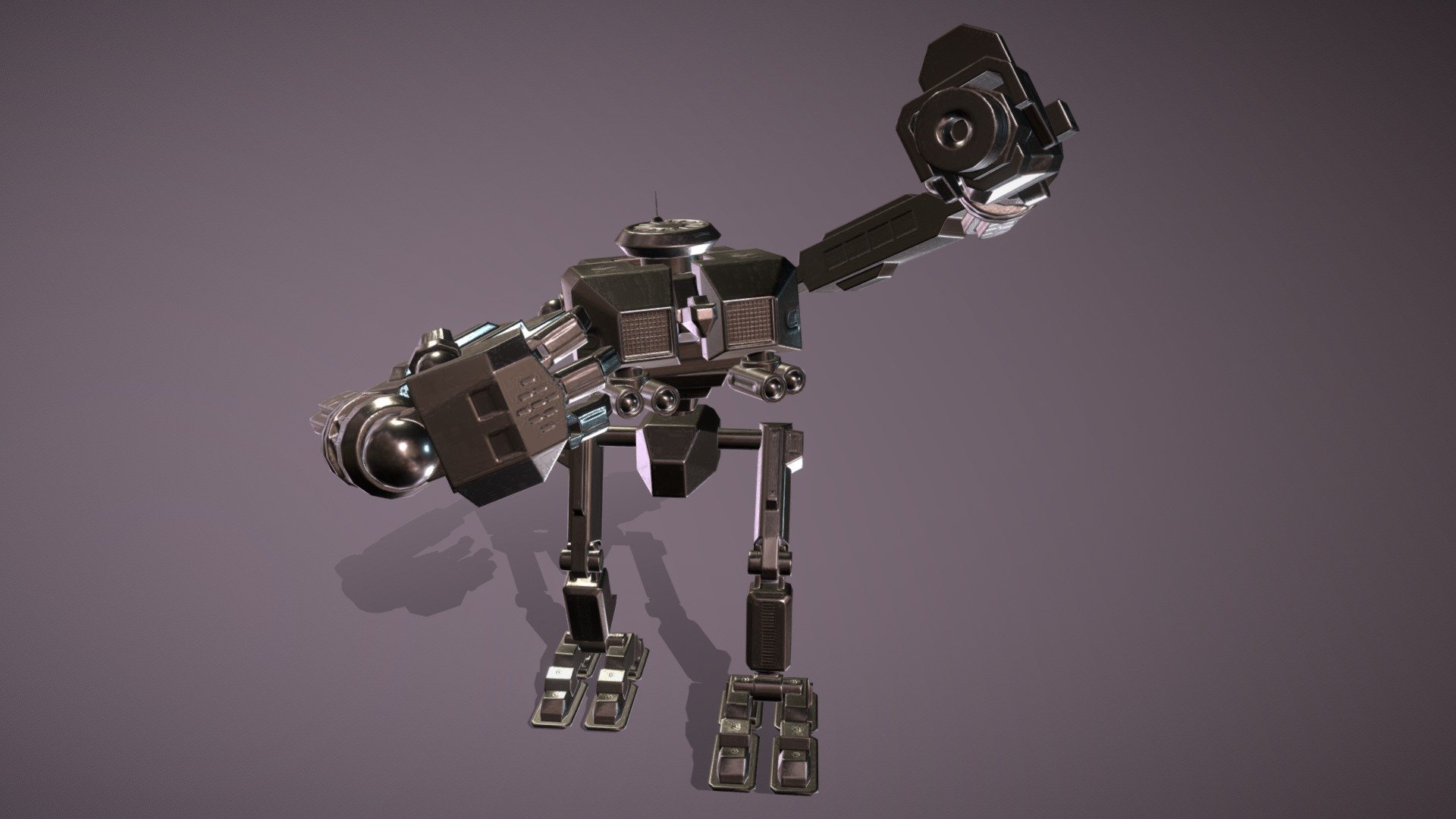 Mechanical DAE Robot Eloy De Cort Download Free 3D