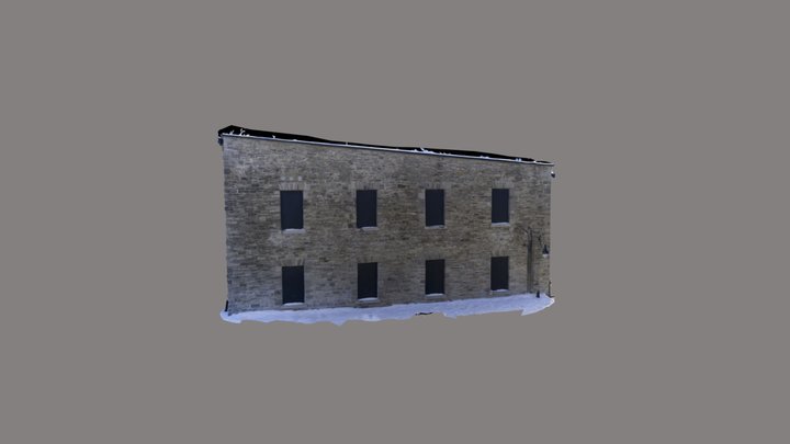 Chaudiere Falls Building 1 (East Elevation) 3D Model