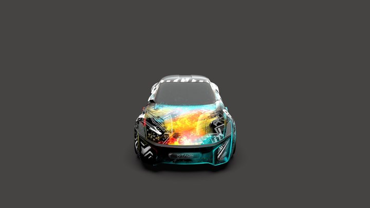 X TAON - DUAL - ART CAR CONTEST 3D Model