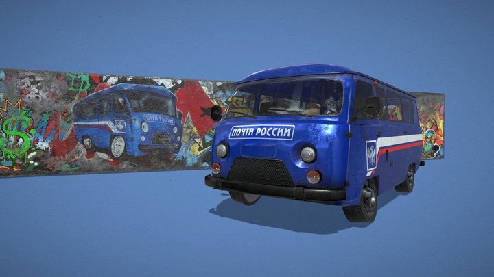 UAZ Buhanka 3D Model