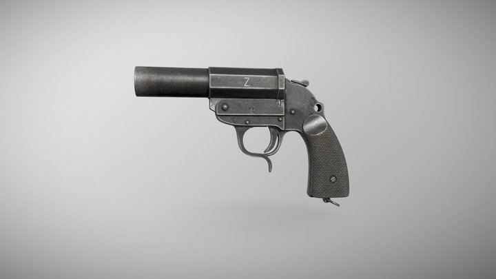 Kampfpistole "Z" 3D Model