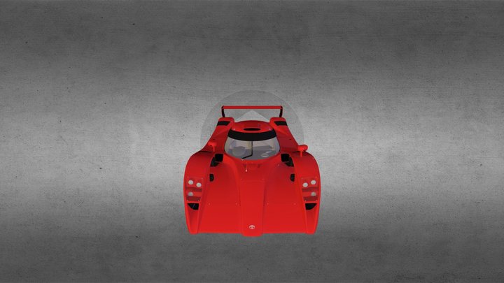 Toyota GT-One 3D Model
