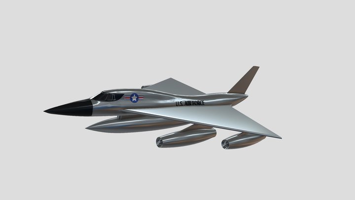 Convair B-58 Hustler 3D Model