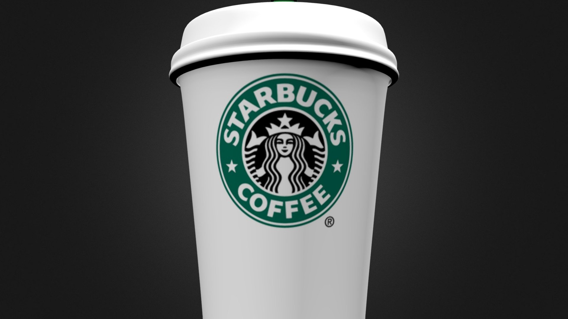 3D model Starbucks Cup VR / AR / low-poly