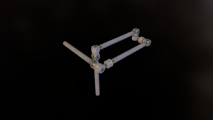 DROMOMAN robotic arm - assembly preview 3D Model