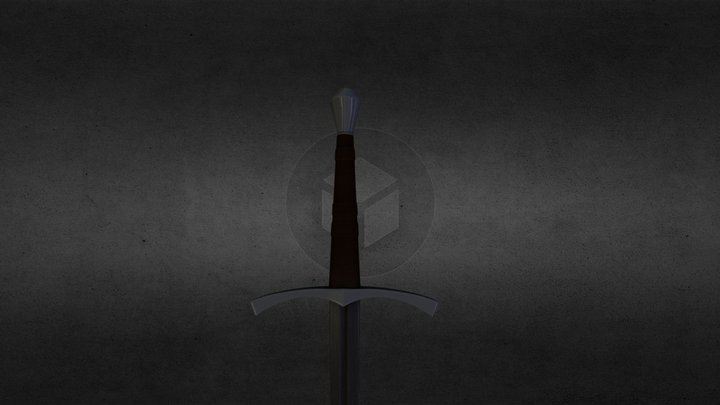 Medieval Arming Sword 3D Model