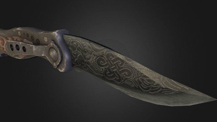 Old knife 3D Model