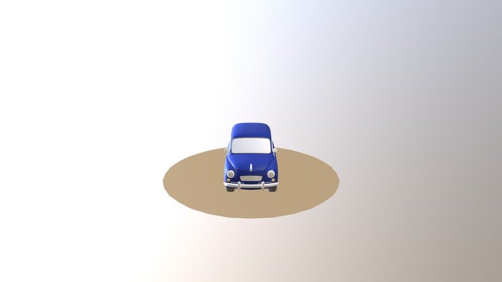 Fiat 600 3D Model