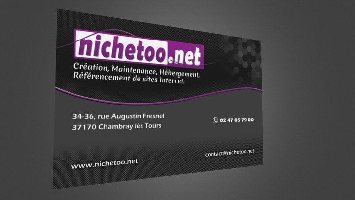 Carte Nichetoo.net - Blender 3D Model
