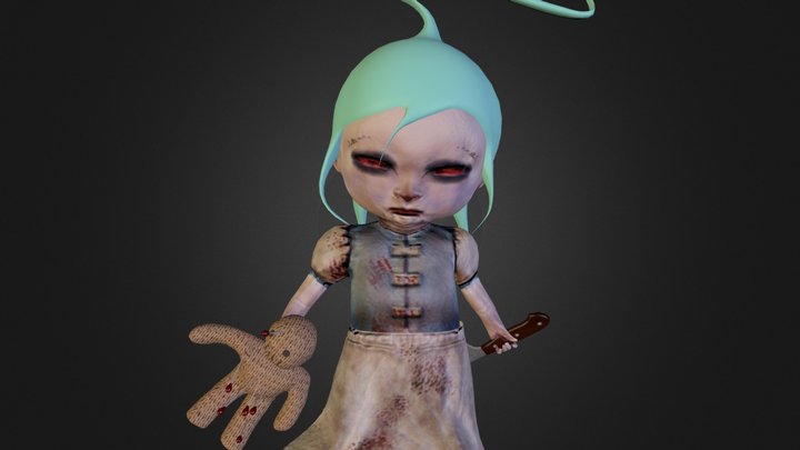 Evil Girl.zip 3D Model