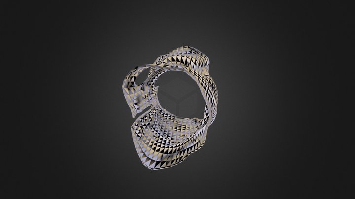corset_strap80.obj 3D Model