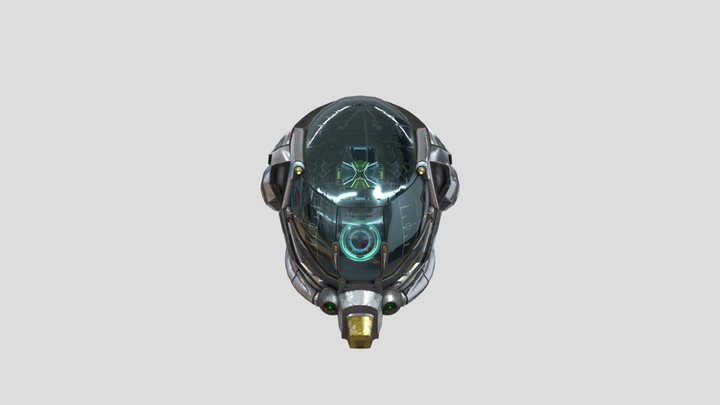 Helmet future 3D Model