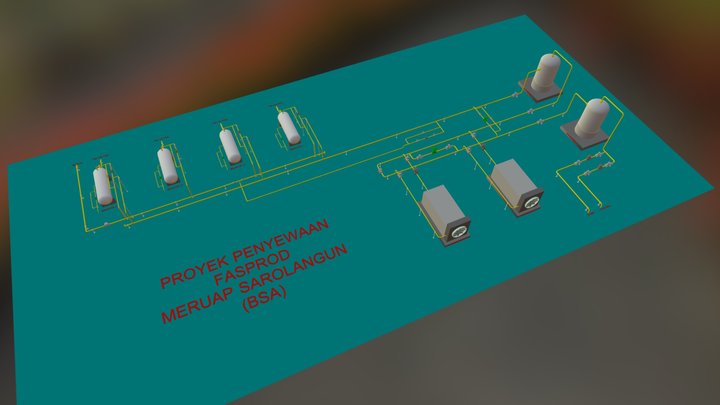 Proyek Penyewaan Fas Prod Bsa Meruap 3D Model