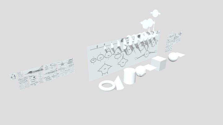 F-16 parts. – Free 3D Model STL