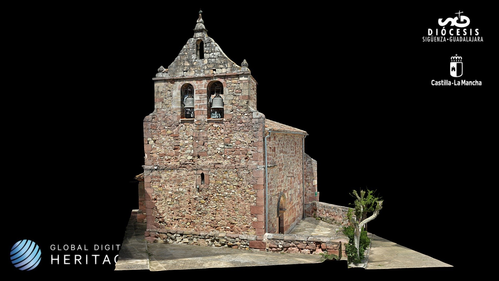 La Riba de Santiuste Church (Sigüenza, Spain) — Sketchfab embed 3D viewer