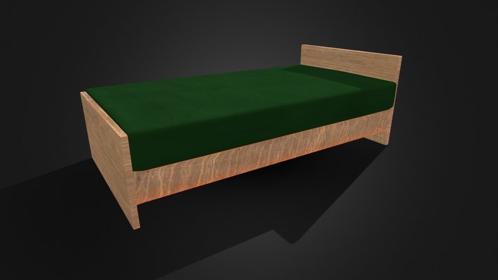 Single Bed 3D Model