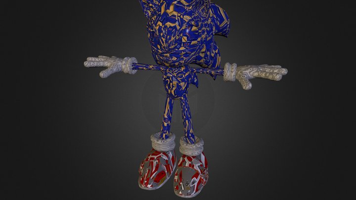 Sonic The Hedgehog 3D Model