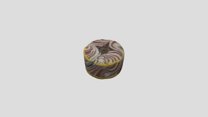 Anglo-Saxon Glass Bead 3D Model