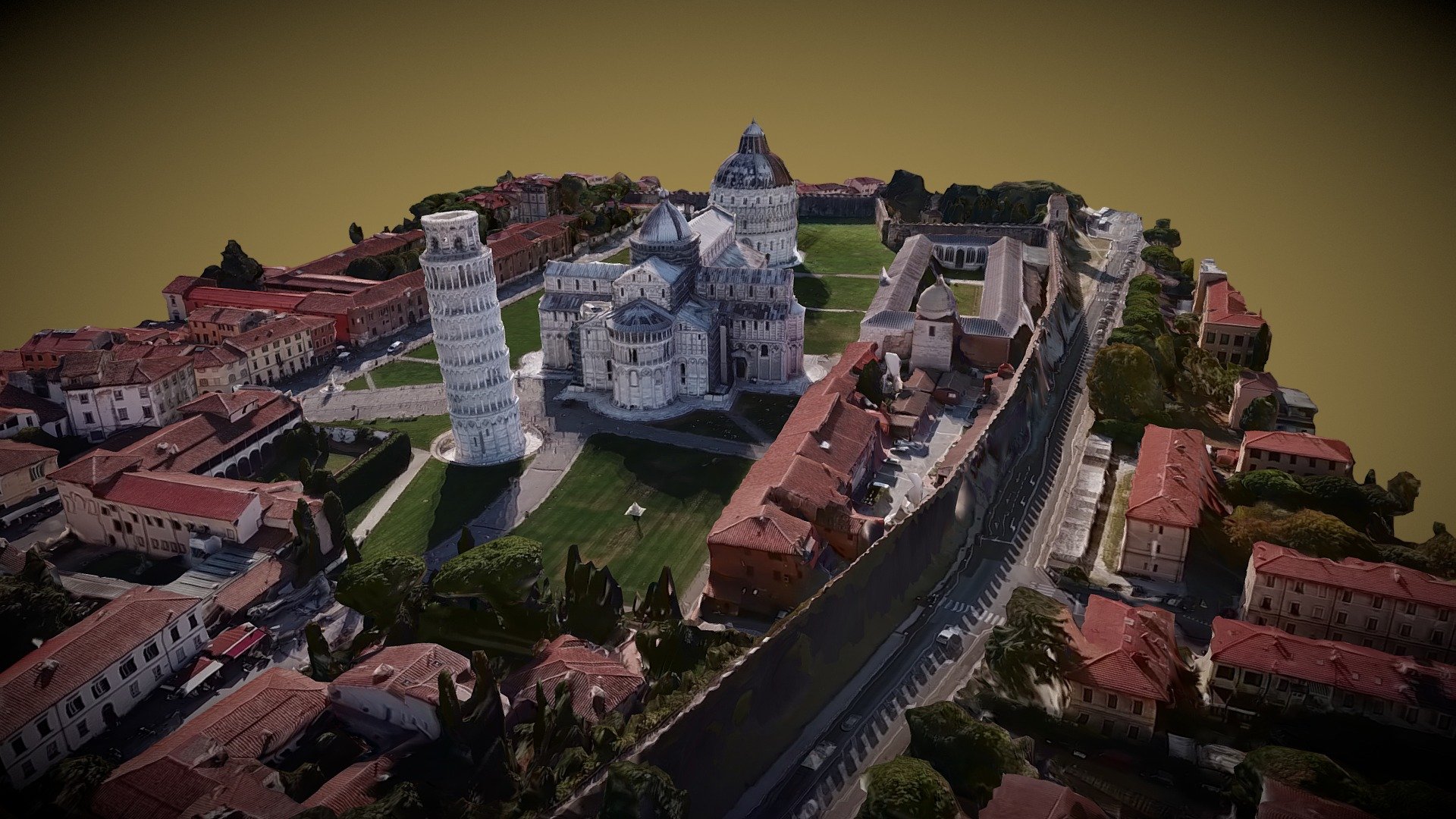 Piazza dei Miracoli - Pisa - Videogrammetry scan
