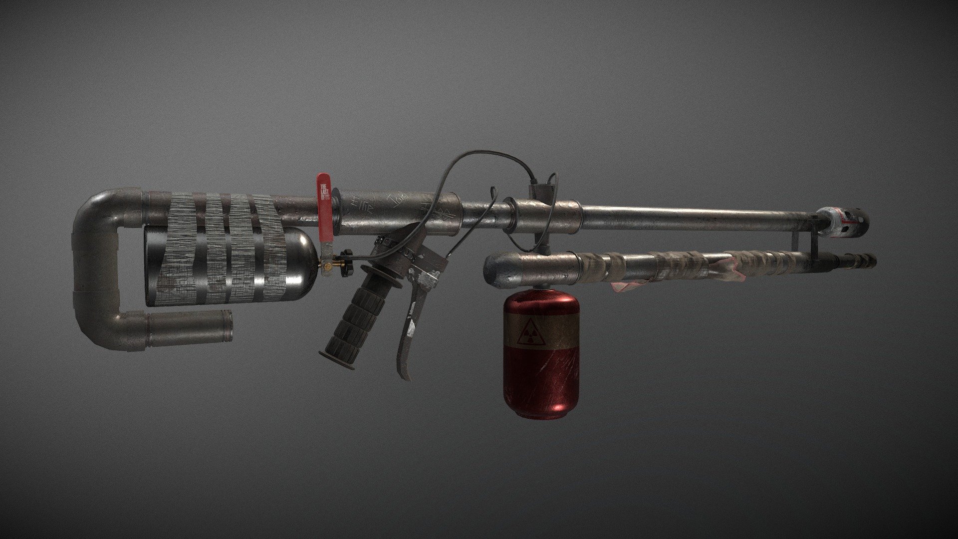 Flamethrower - 3d Model By Oceanemarchand [1a03712] - Sketchfab