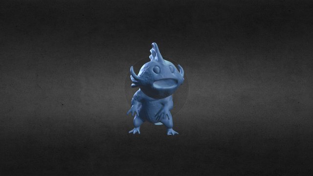 Mudkip To Print 3D Model