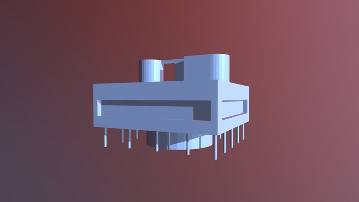villa savoye 3D Model