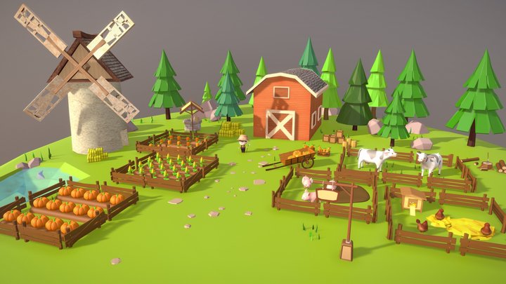 farm cocokao 3D Model