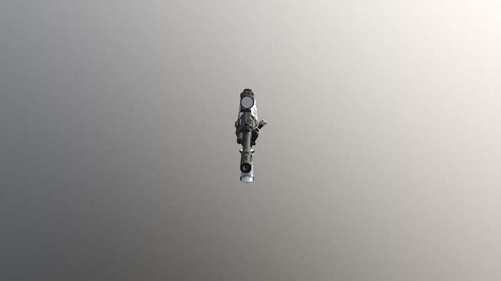 AUG - OLD SKULL 3D Model