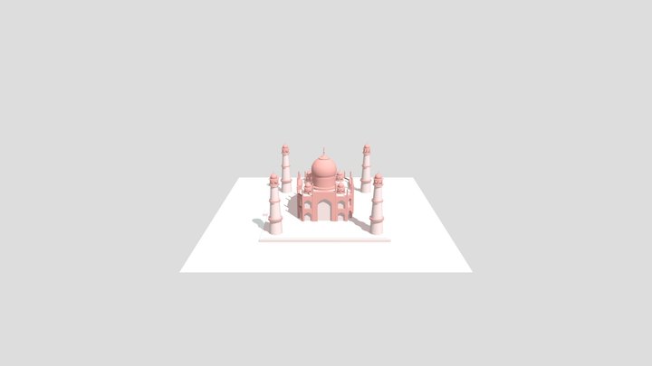 3d-taj-mahal 3D Model