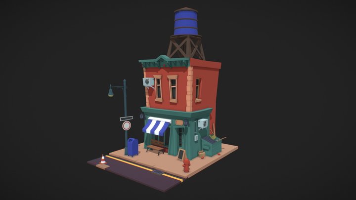 House | Detailed Draft 2 3D Model