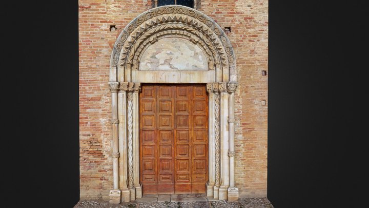 Santa Maria Di Propezzano - Porta Santa 3D Model