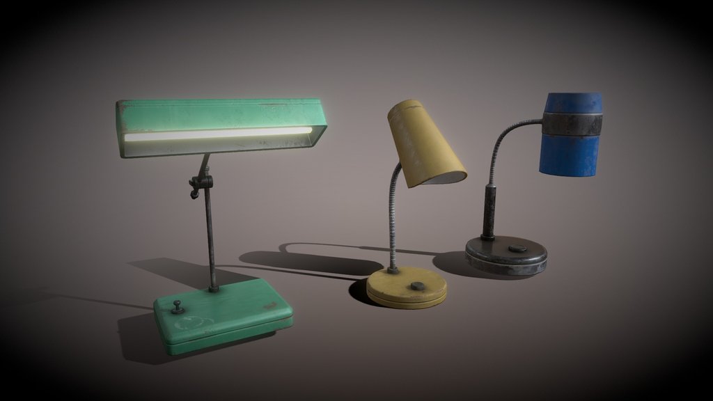 Soviet Abandoned Lamps (Game Ready Props)