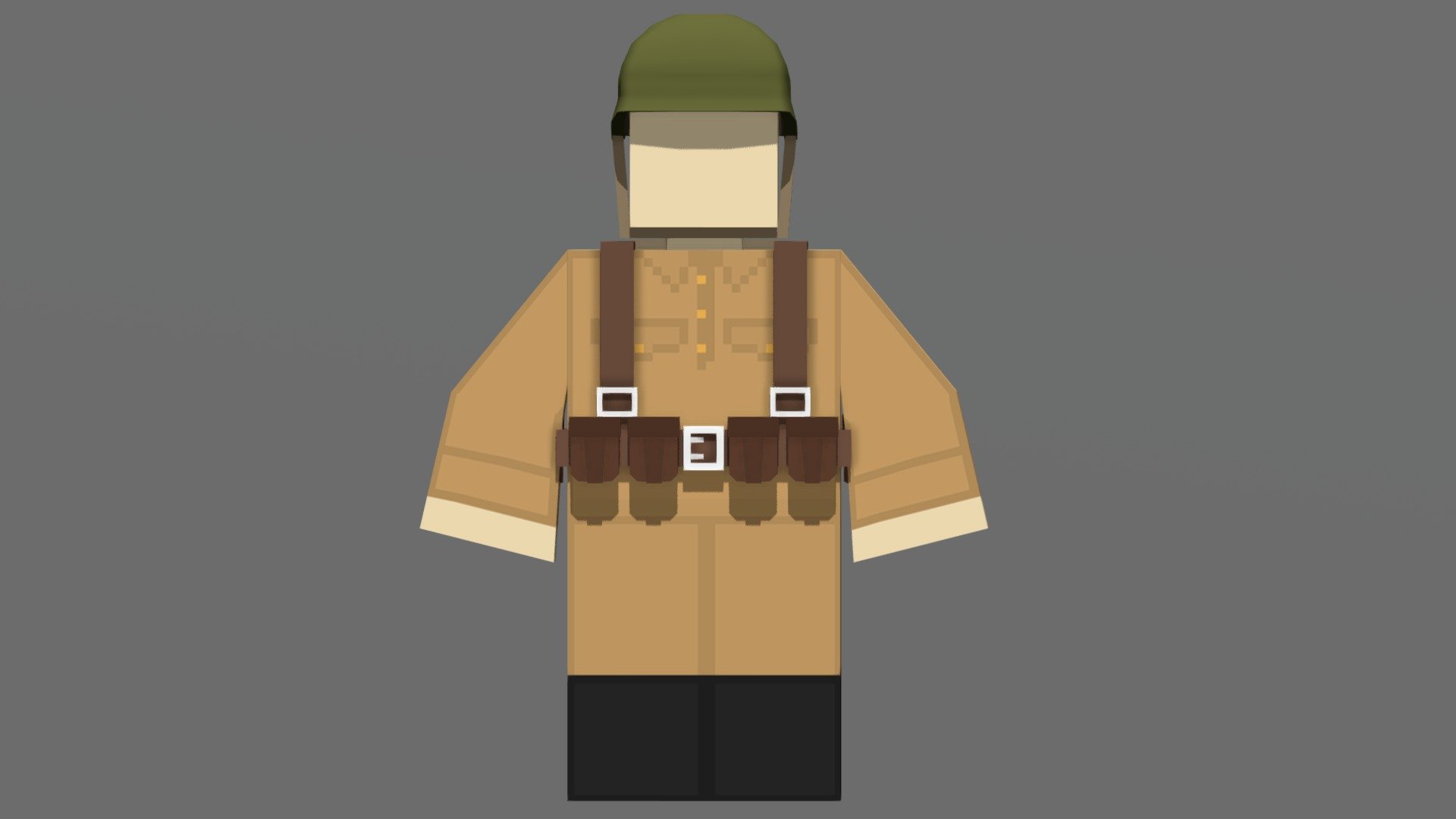 Soviet Soldier Uniform 3D model by iVoxel [1a07095] Sketchfab