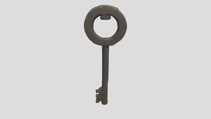 Antique Key 3D Model
