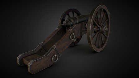 Cannon 3D Model