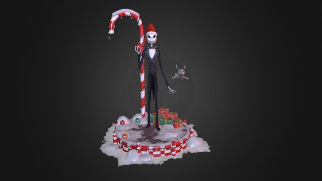 Mister Jack Skellington & Zero 3D Model