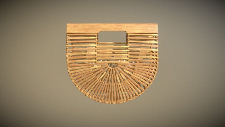 Wooden Bag 3D Model