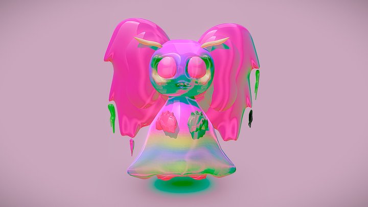 princess disköslime 3D Model