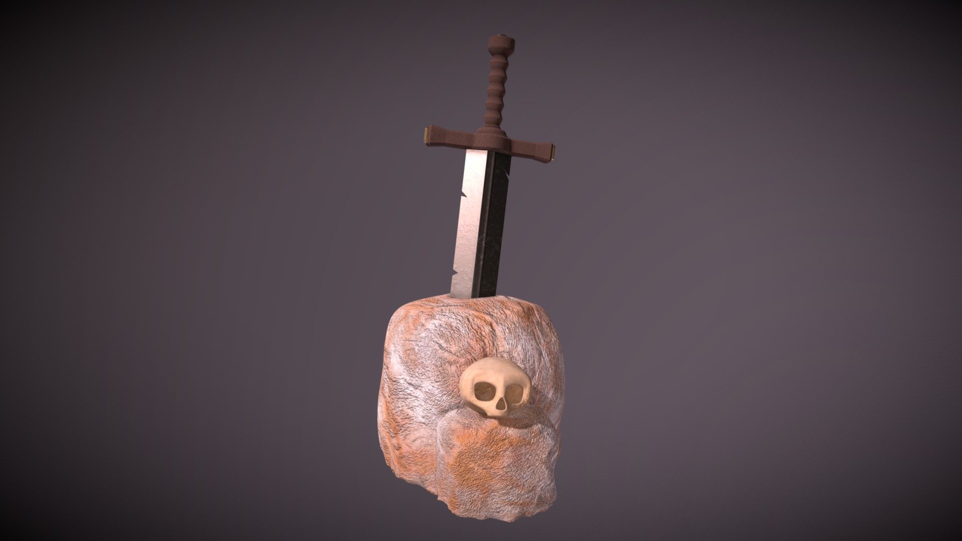 Sword In Stone - 3D model by Hamza Sahmoudi (@HamzaSahmoudi) [1a0ad04 ...