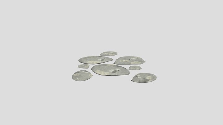 Stone Path 3D Model