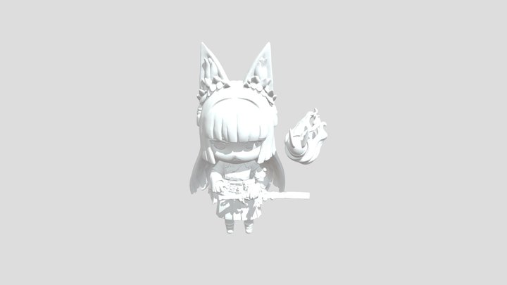 Hoshimi Miyabi Chibi 3D Model